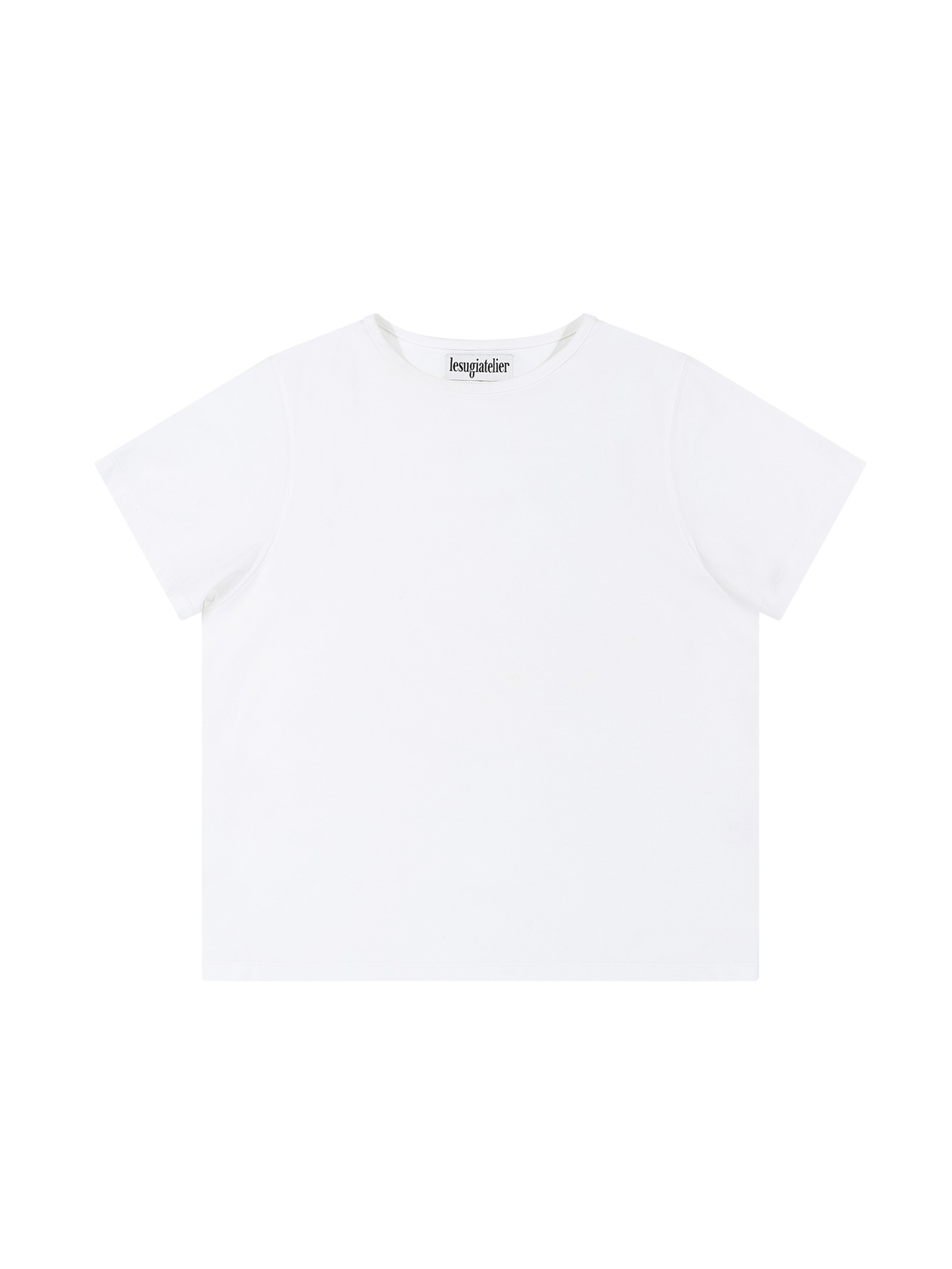 Back cut-out t-shirt / White