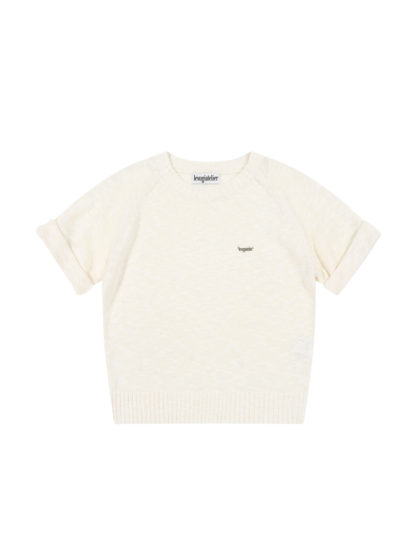 Rolled up sweater / Ivory